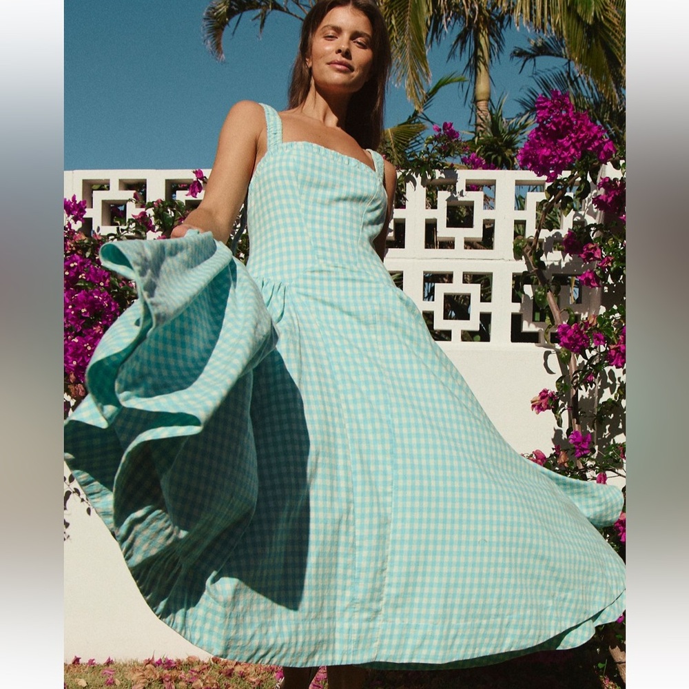 Free People Sami Yarn Dye Midi Dress